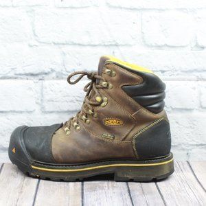 KEEN Milwaukee Dry Steel Toe Work Safety Boots Size 10 D